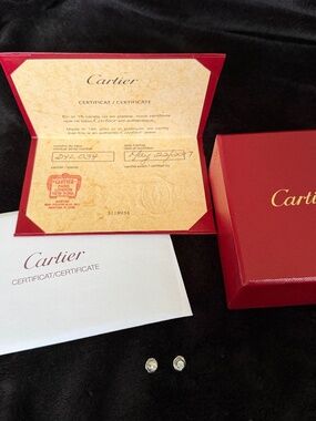 CARTIER D'AMOUR STUD EARRINGS, MEDIUM MODEL